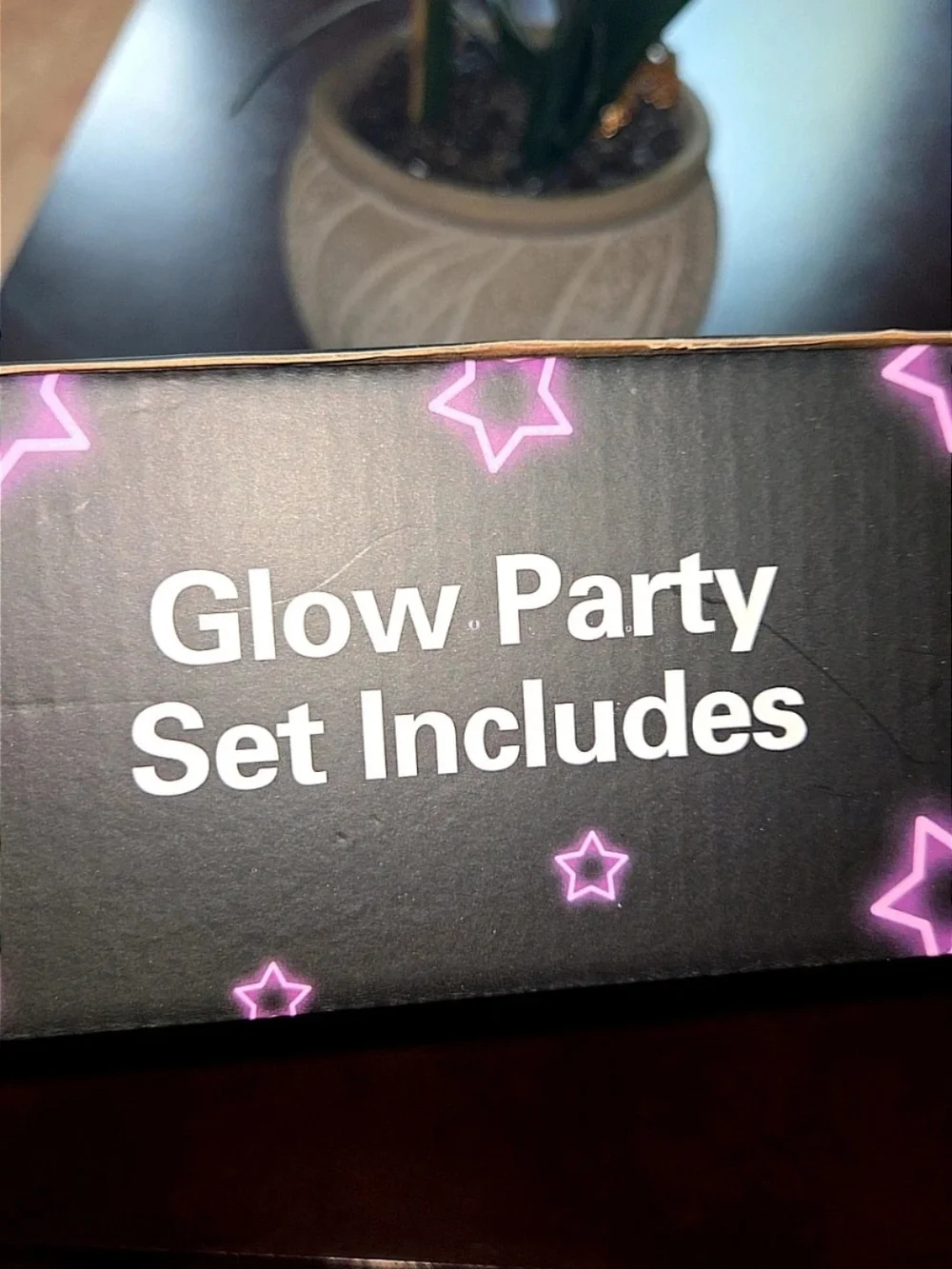 Party Time 88-Piece Party Supplies Kit - Black with Neon Accents Brand New